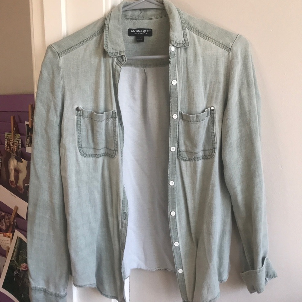 Light Army Green Flannel